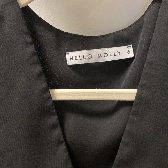 HELLO MOLLY BLACK PLAYSUIT - Picture 4 of 7